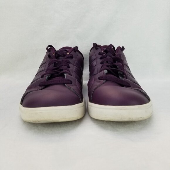 ✅Adidas Neo Baseline W Sneakers Merlot/Grey Women's 9 Athletic Shoes 3 Stripe - Picture 6 of 11
